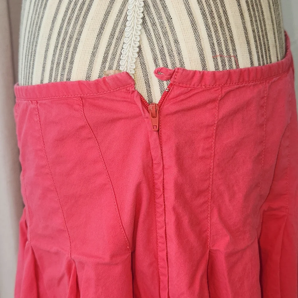 H&M Cotton Pleated Midi Skirt - Picture 3 of 5